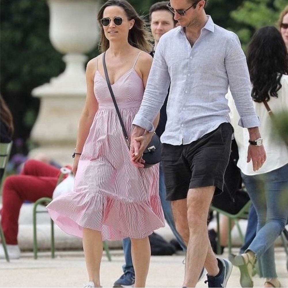 J. Crew Pink Striped Midi Sundress - Picture 4 of 13